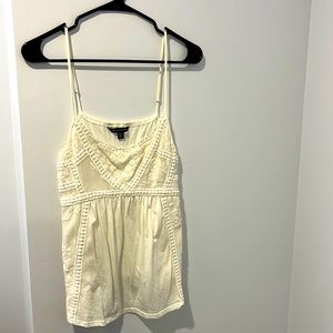 EUC American Eagle Cream Tank Top